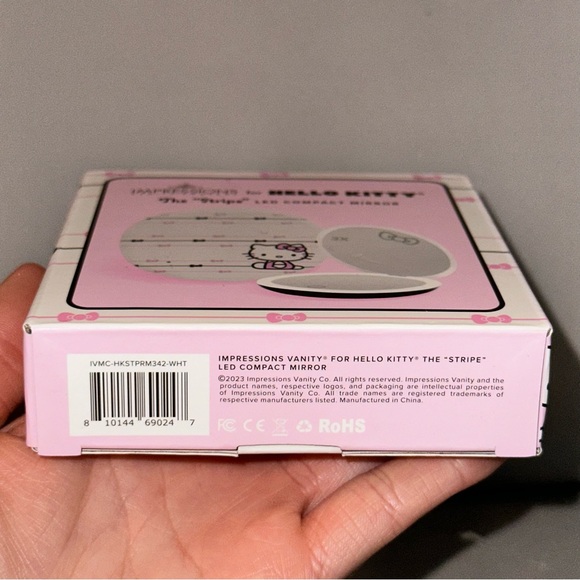 Impressions Vanity x Hello Kitty “The Stripe" LED Compact Mirror - Picture 5 of 8